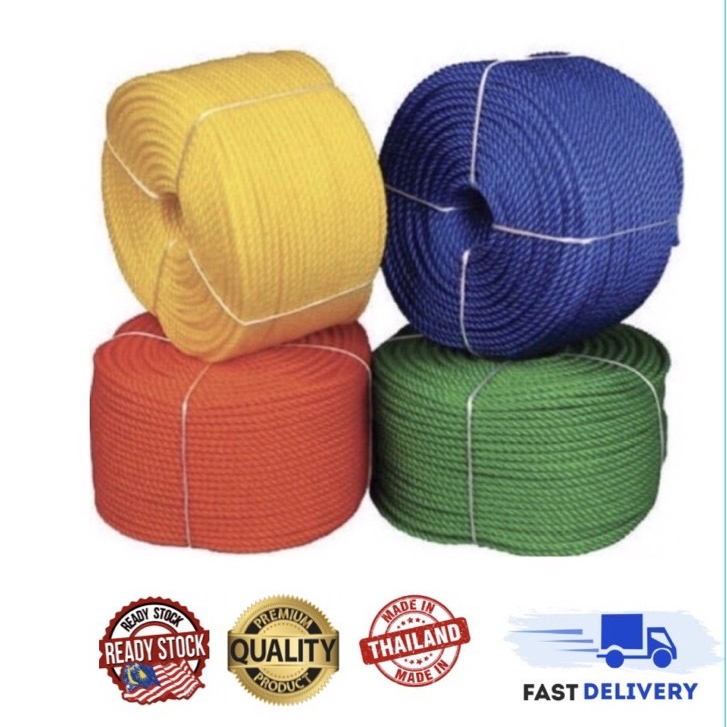 Polyethylene Nylon Rope / PE Monofilament Rope / Tali PP PE Poly Rope (1.5mm, 2.0mm, 3.0mm)
