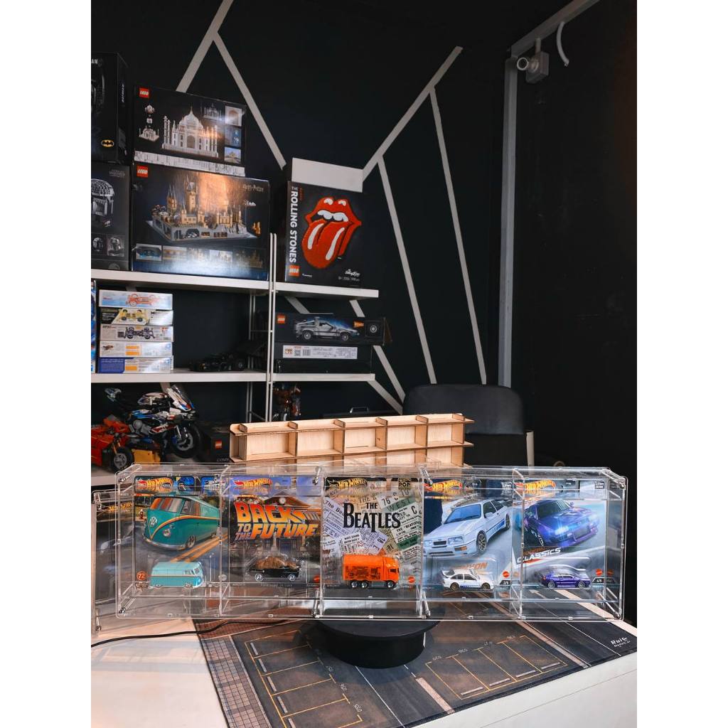 HOT WHEELS BOX OF 5 ACRYLIC BOX (การ์ดพรีเมี่ยม)