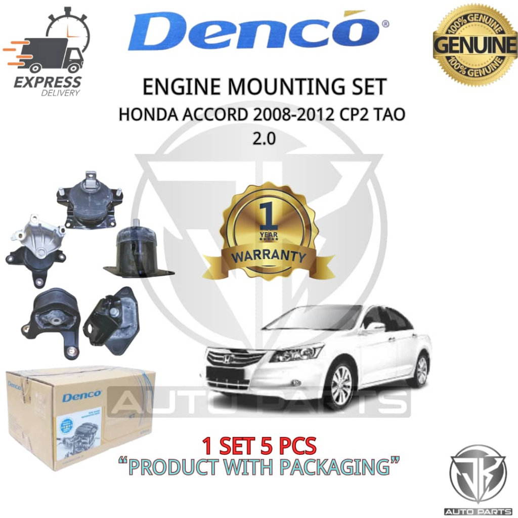 DENCO ENGINE MOUNTING SET HONDA ACCORD 2008-2012 CP2 TAO 2.0/2.4 (MK-220035/MK-220036)