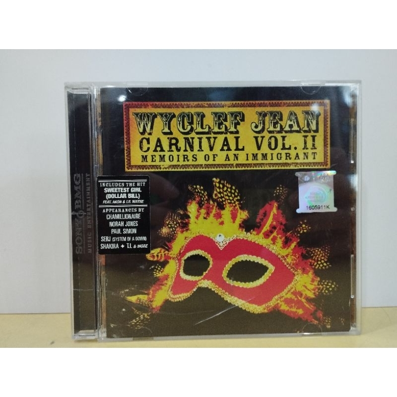 (CD) WYCLEF JEAN CARNIVAL VOL. II MEMOIRS OF AN IMMIGRANT / ฮิปฮอป / Reggae