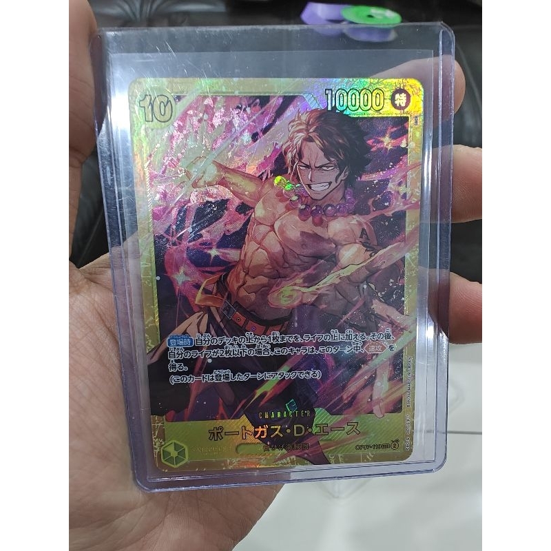 Bandai One Piece OPTCG OP07-119 SEC Ace