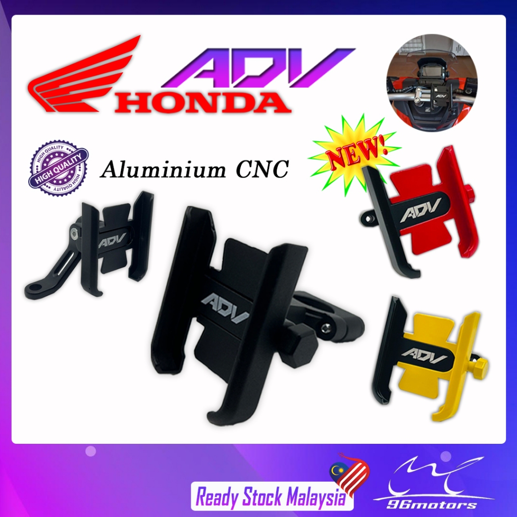 Honda Adv150 Adv160 Phone Stand Holder Motorcycle Hight Quality CNC Aluminium รุ่นหนา 96motors