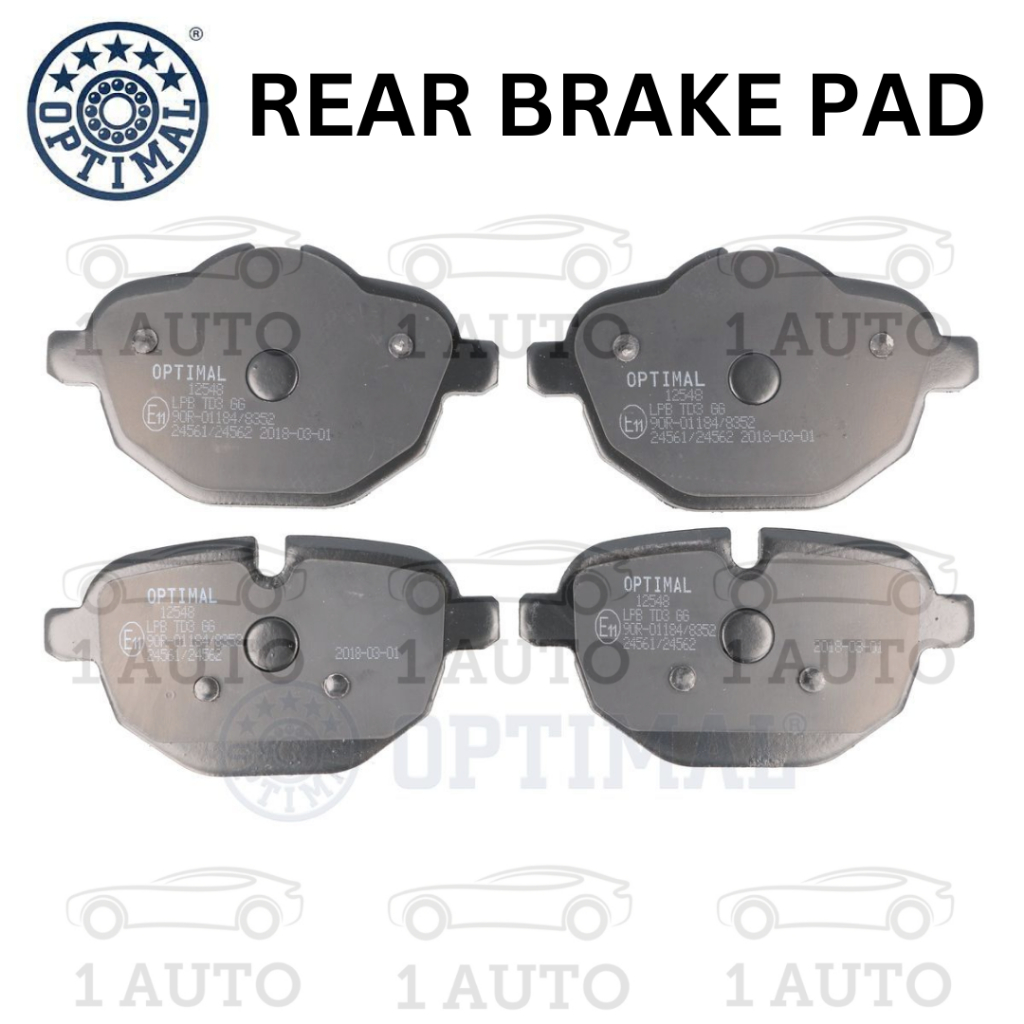 OPTIMAL GERMANY REAR BRAKE PAD BMW F10 520i 523i 520d F25 X3 20iX 20dX Z4 E89 35i i8 I12 X3 G01 30iX