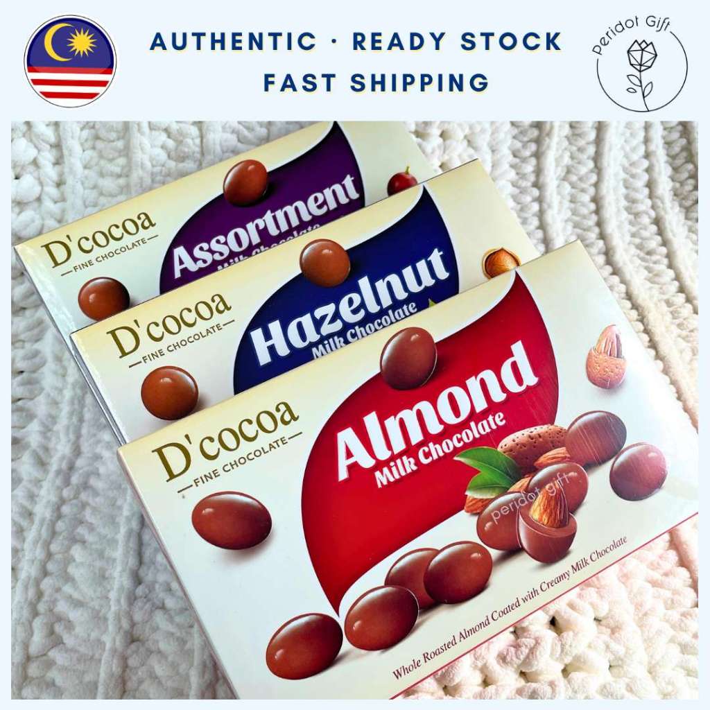 Alfredo DCocoa Fine Chocolate 180g - Assortment / Milk / Hazelnut Milk Coklat