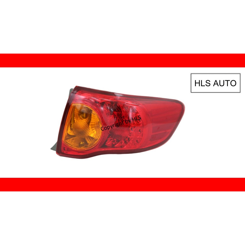 Toyota Altis Zze141 2008-2010 ไฟท้าย, ไฟท้าย, Lampu Belakan (Led)