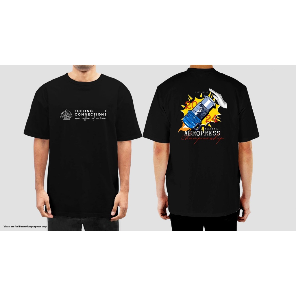 Drum Coffee Roaster x MAC 24 East Coast เสื้อยืดผ้าฝ้าย Oversize Fit Unisex (Limited edition)