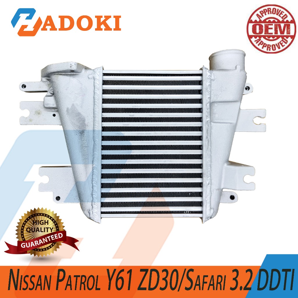 NISSAN PATROL Y61 ZD30 / SAFARI 3.0 DDTI OEM คุณภาพสูง INTERCOOLER FULL ALUMINIUM