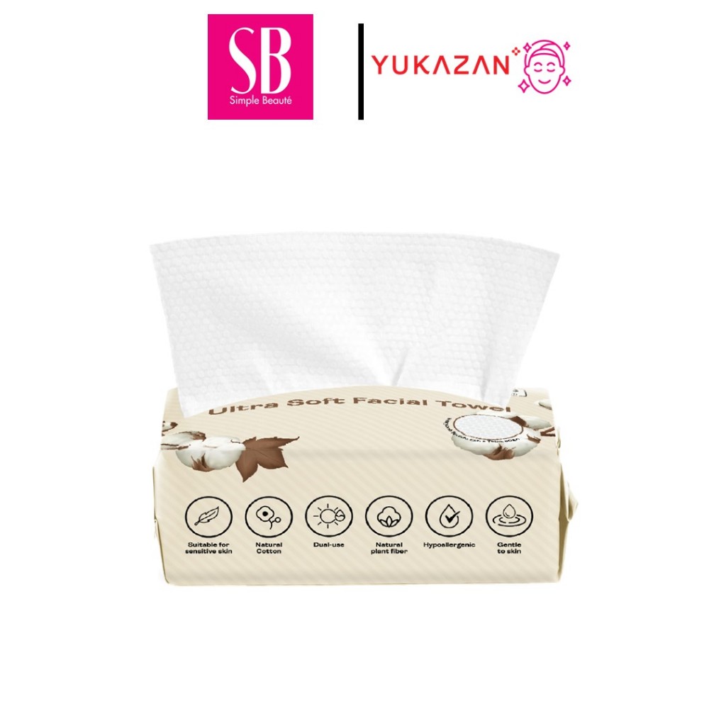 Yukazan Derma Ultra Soft Facial Towel (FOC)