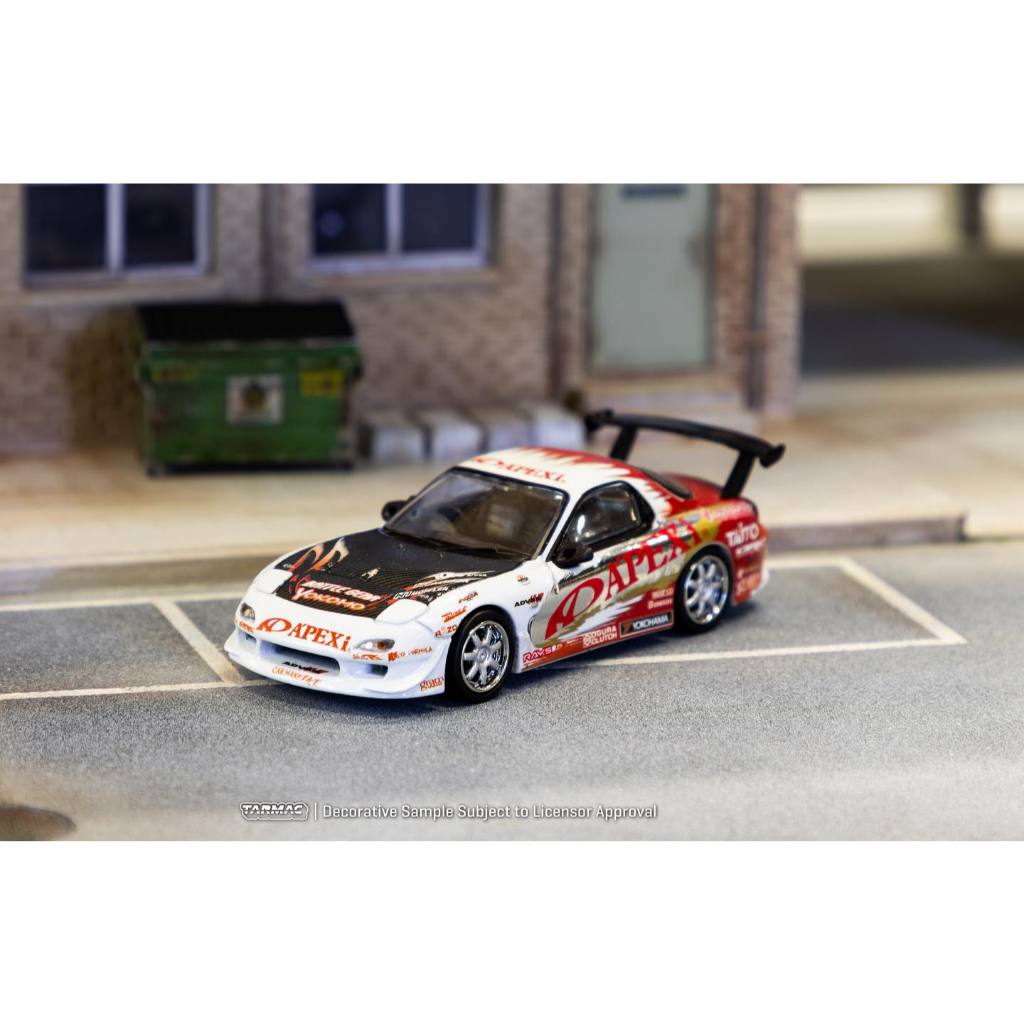 Tarmac Works Global64 Vertex Apxi Stage FD RX-7 (1/64 Diecast)