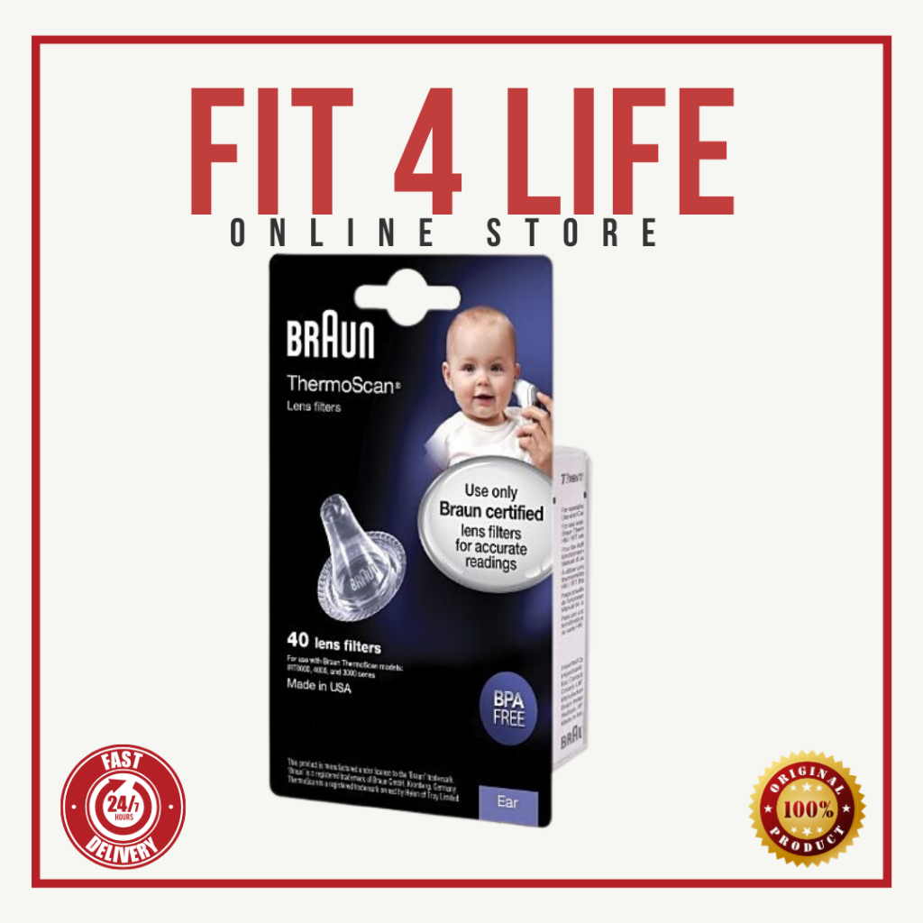 BRAUN THERMOSCAN ตัวกรองเลนส์ PROBE COVER 2X20S