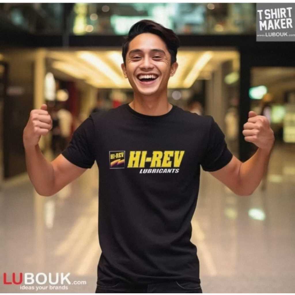 เสื้อยืด Hi-Rev Lubricants Permotoran Konvoi Hobi