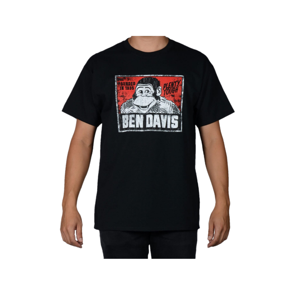 เสื้อยืดโลโก้ Ben Davis Vintage - สีดํา