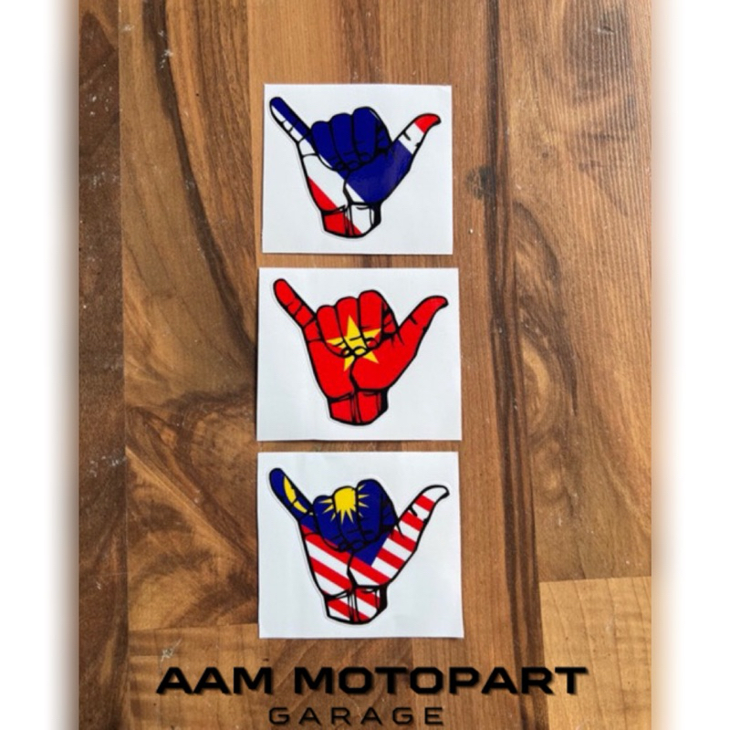 สติ๊กเกอร์ INKJET FLAG COUNTRY สติ๊กเกอร์ FLAG NEGARA / VIETNAM / / สติ๊กเกอร์ SAV GAZA