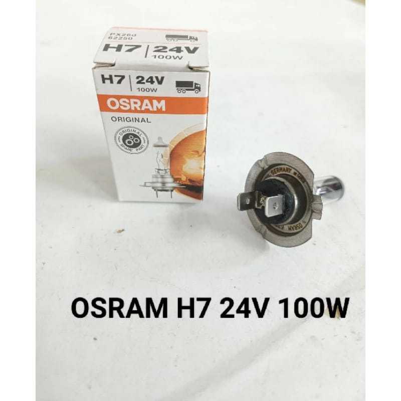 Osram H7 24V 100W Super Bright Volvo Truck Bus Bulb หลอดไฟฮาโลเจน ( Made In Germany )