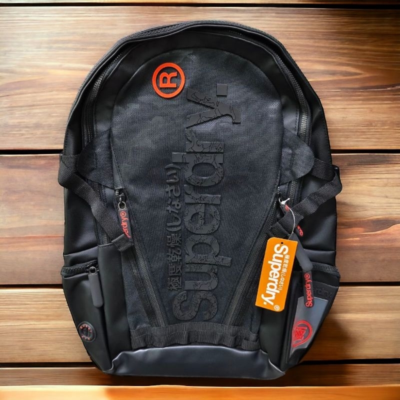 Backpack SUPERDRY LOGO EMBOSS RIDER BAG TRAVEL BAGPACK LAPTOP