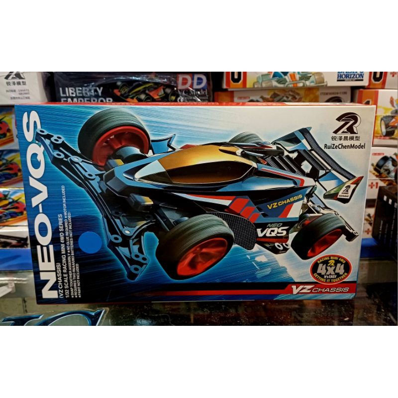 Rz mini 4 wd Neo VQS สีดําใส (VZ chasis) ใหม่ 2025