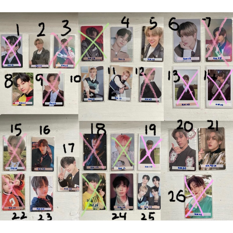 WTS โฟโต้การ์ดอย่างเป็นทางการ ENHYPEN