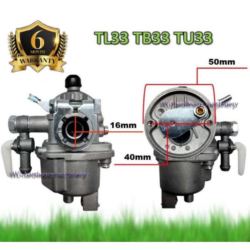 คาร์บูเรเตอร์สแตนเลส TL33/TB33/TU33/TL43/TB43/TU43