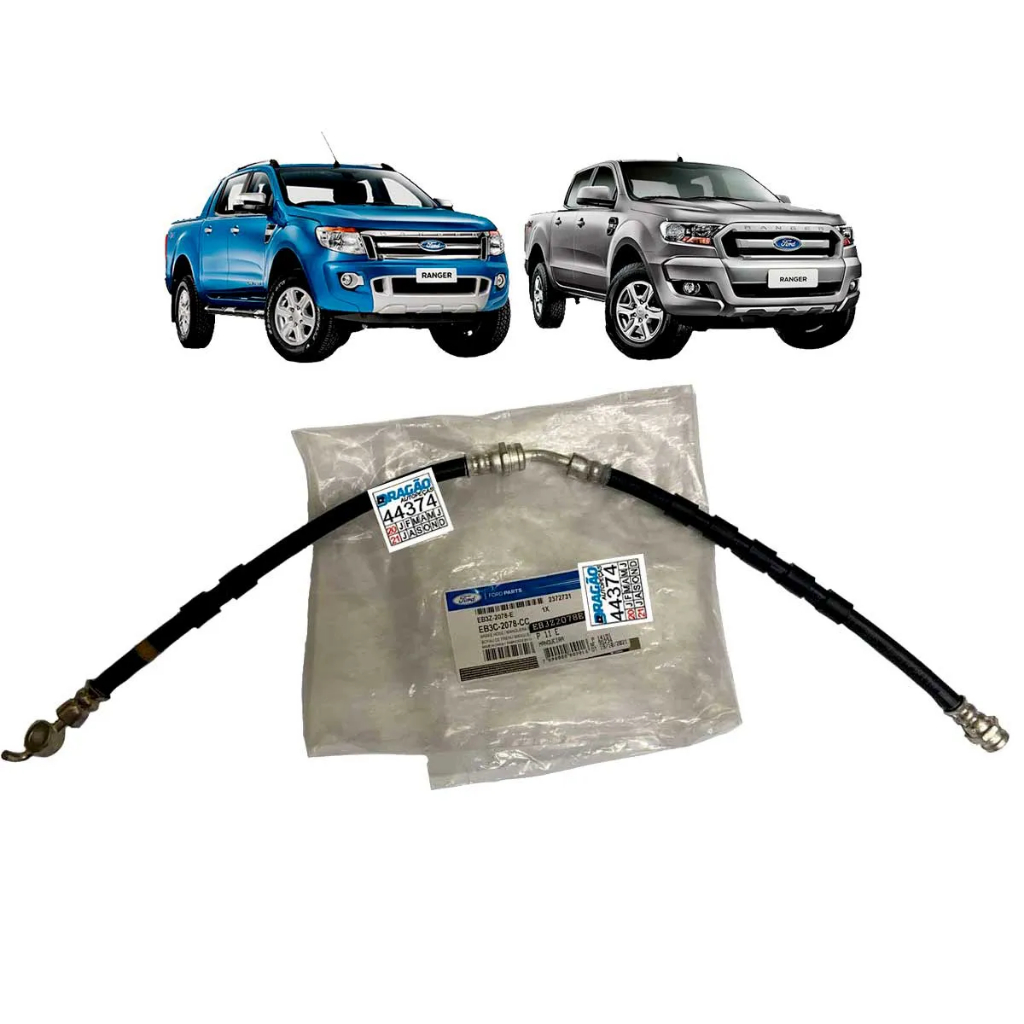BRAKE HOSE FRONT / RIGHT > PART > FORD RANGER T6, T7 > EB3Z-20-78F / EB3Z-20-78E