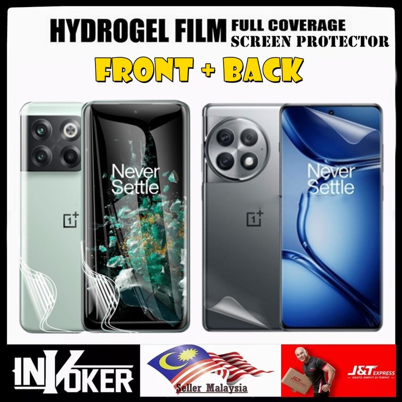 OnePlus Turbo 6 / 6V / Ace 6 / 5 Pro / 3 / 3V / 2 Pro 2V / Ace / Pro / Racing / Front + Back Hydroge