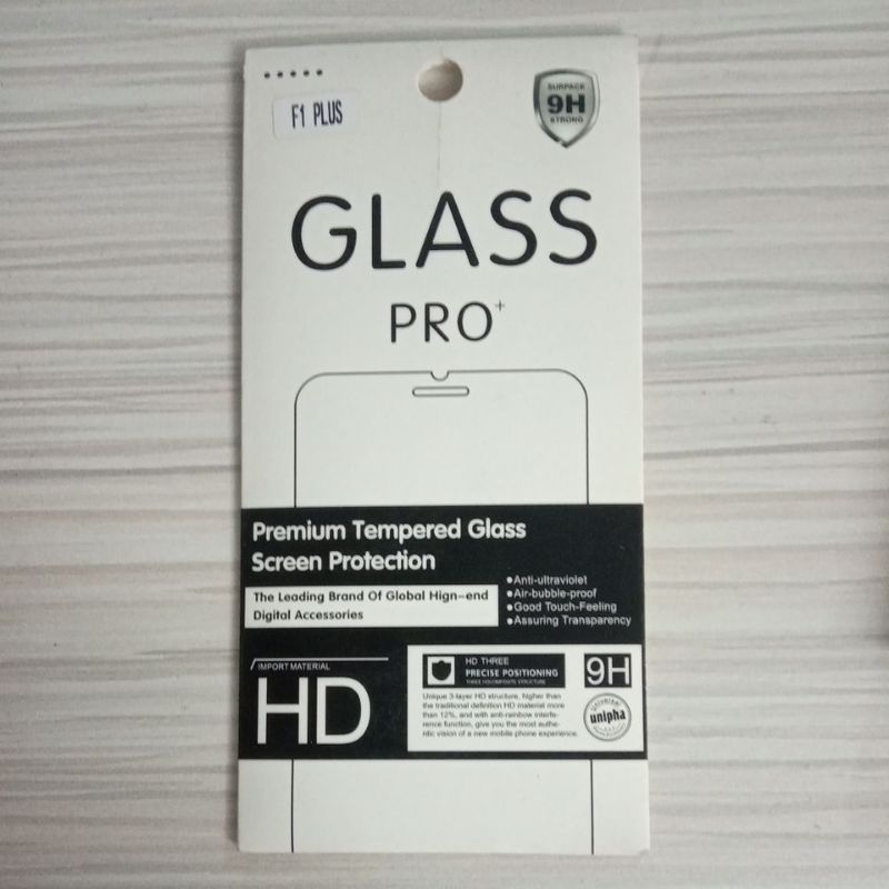 กระจกนิรภัย OPPO F1 PLUS SCREEN PROTECTIVE FILIM A031