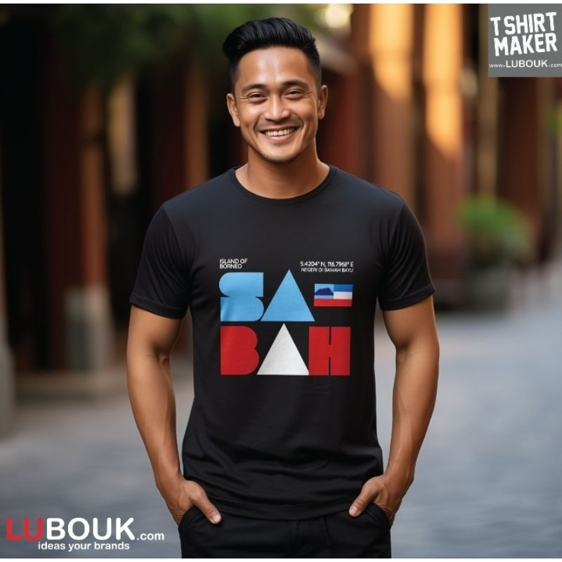 เสื้อยืด Sabah Borneo Kota Kinabalu Microfiber Dry Fit