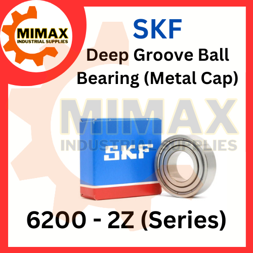 6200-2Z 6201-2Z 6202-2Z 6203-2Z 6204-2Z 6205-2Z 6206-2Z 6208-2Z 6209-2Z 6210-2Z SKF แบริ่ง