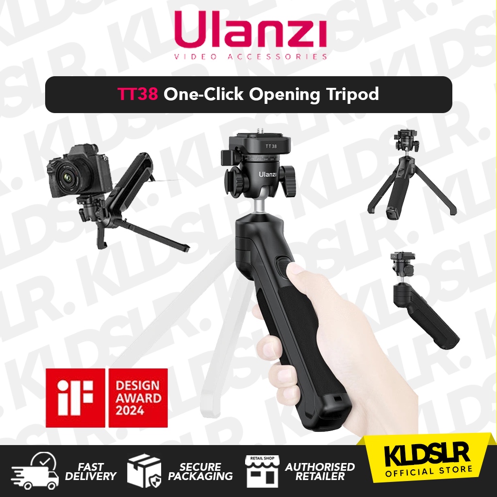 Ulanzi TT38 ขาตั้งกล้องแบบเปิดคลิกเดียว