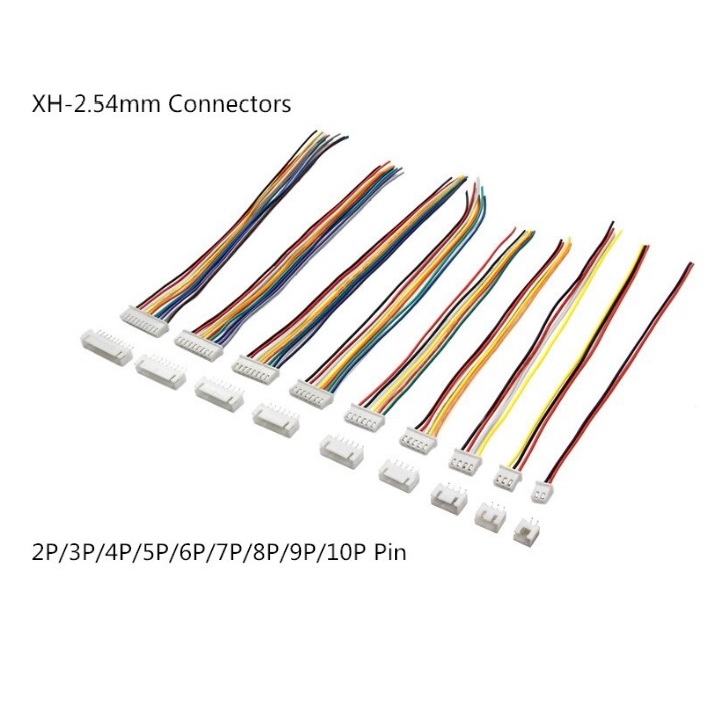 XH2.54 JST 2.54 มม.XH สาย XH-2.54 Connector Pitch 2 ถึง 10 Pin ชายหญิงปลั๊กลวดซ็อกเก็ต