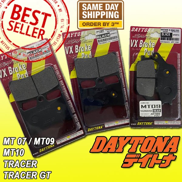 !! ผ้าเบรค DAYTONA MT YAMAHA MT 07 09 MT07 MT09 900 TRACER 900 GT 900GT 9GT ผ้าเบรค MT DAYTONA Disc 