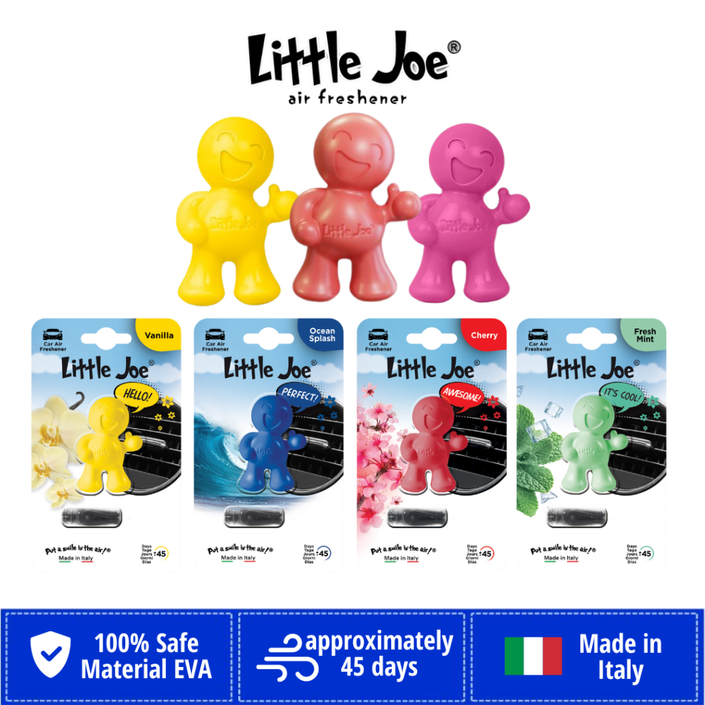 Little Joe Little OK Joe Air Refresher 3D Car Refresher ผลิตในอิตาลี ปลอดภัย 100%