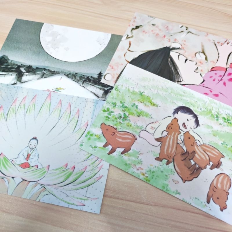 โปสการ์ดอย่างเป็นทางการของ Ghibli Studio - เรื่องของเจ้าหญิง Kaguya