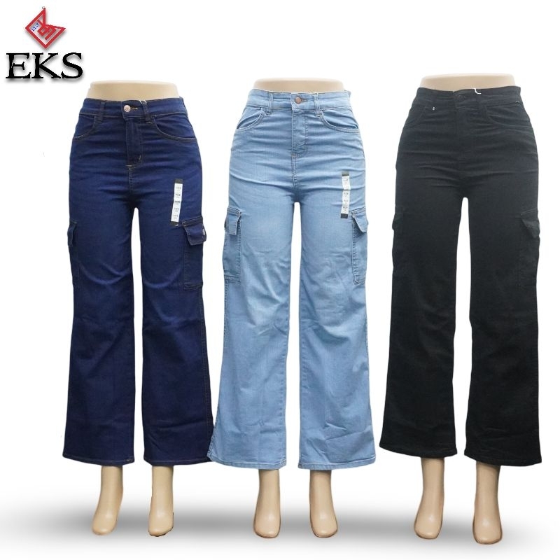 EKS Cargo Palazzo Stretching Size 26-38