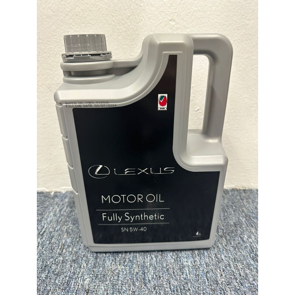 LEXUS ENGINE OIL FULLY SYNTHETIC SN-5W40 (4L) (08-2000-83717)