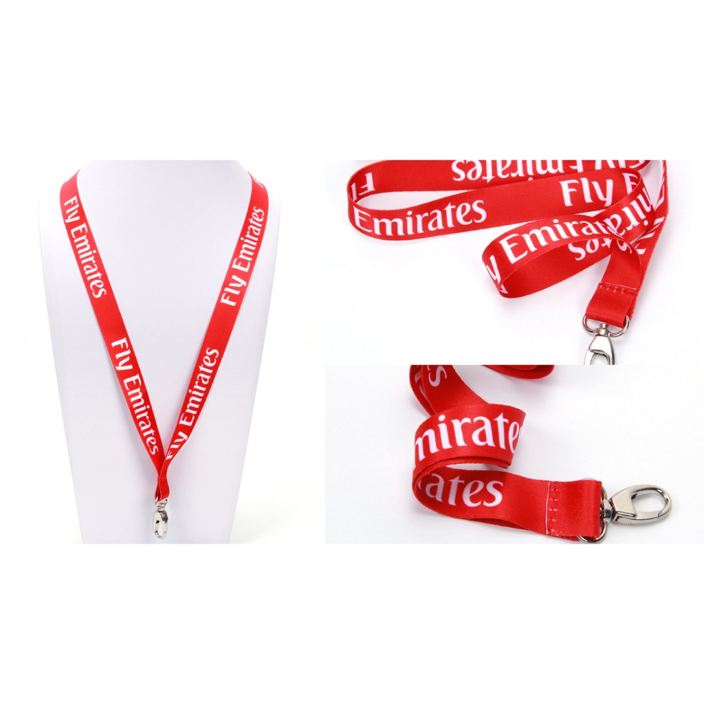 Emirates Airlines Lanyard Fly Emirates Lanyard ฟรี ID HOLDER