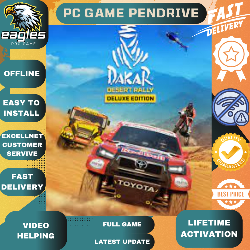 [เกมพีซี] Dakar Desert Rally Deluxe Edition (v1.9.0 + DLC ทั้งหมด) [ Pindrive 32 GB ]