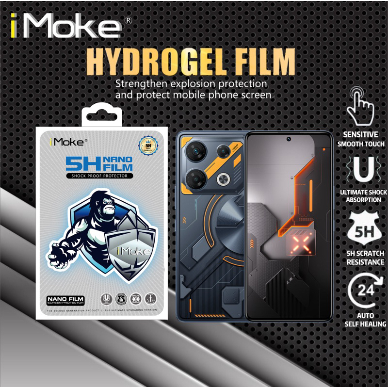 IMoke ฟิล์มไฮโดรเจลสําหรับ Infinix GT 30 Pro/GT 10 Pro/GT 20 Pro/Zero 30/Zero 40 5G