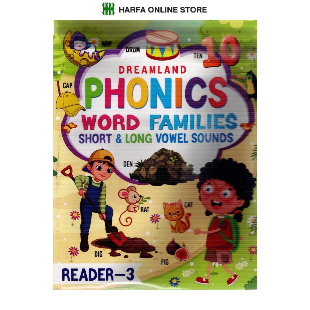 BUKU TADIKA : PHONICS WORD FAMILIES SHORT & LONG VOWEL SOUNDS ( READER-3 )