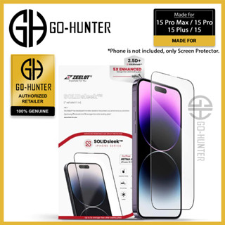 Zeelot กระจกนิรภัยกันรอยหน้าจอ แบบใส สําหรับ 15 [ Pro Max / Pro / Plus] - Retina