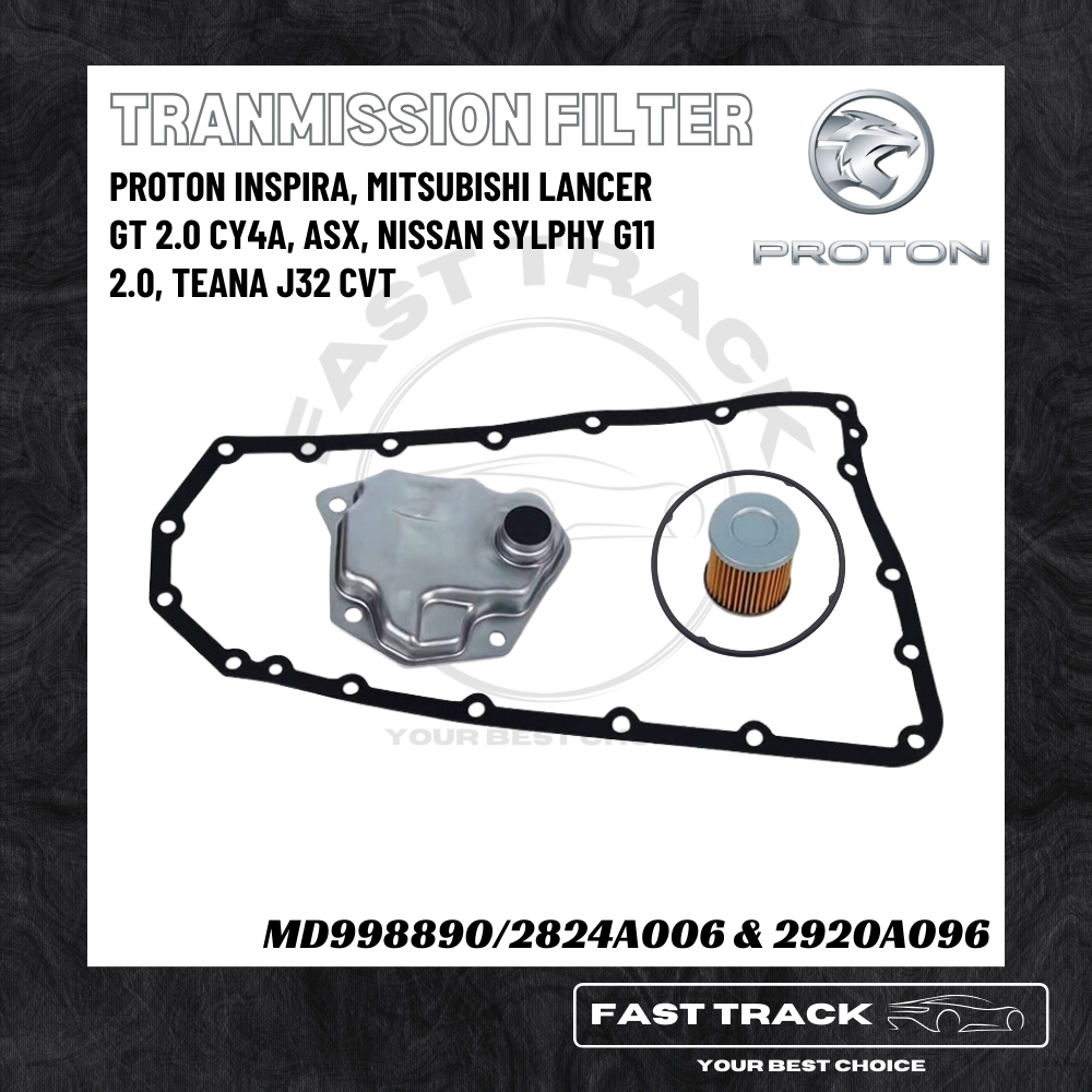 PROTON INSPIRA, LANCER GT 2.0 CY4A, ASX, SYLPHY G11 2.0, TEANA J32 AUTO FILTER MD998890 2824A006 292