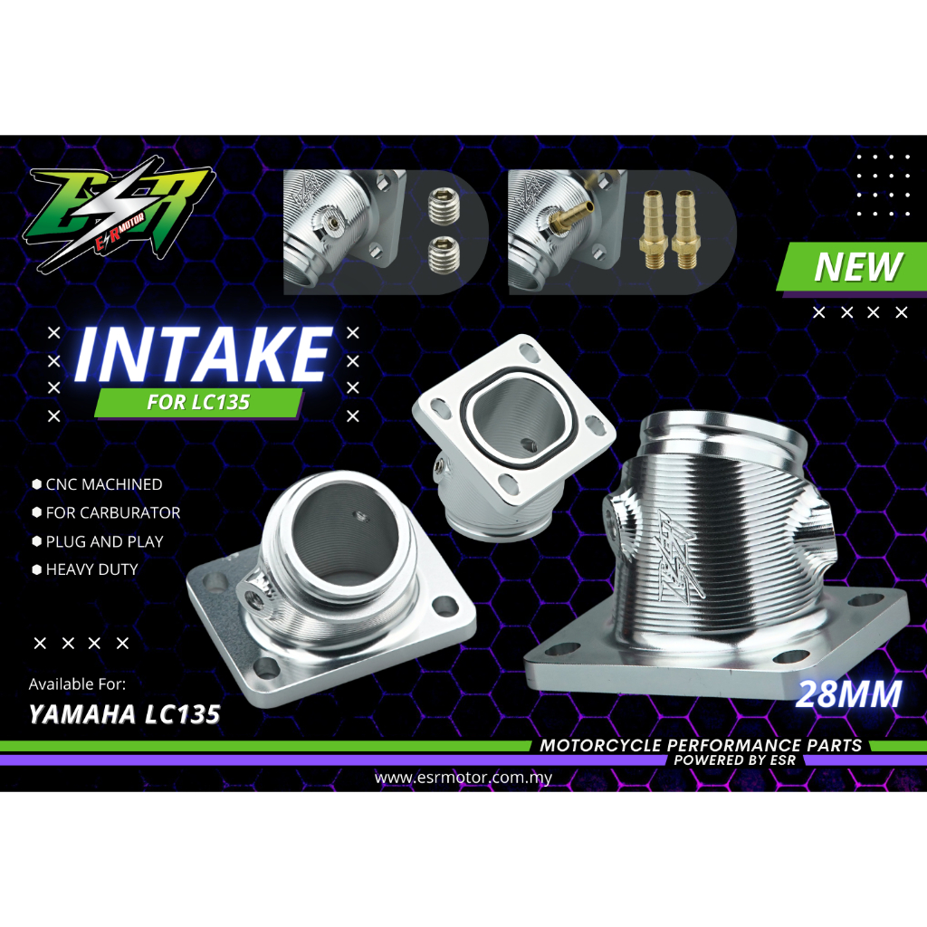ESR MOTOR INTAKE FULL CNC สําหรับ LC135 & Y15zr