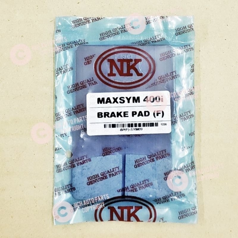 ผ้าเบรก (FRONT) - SYM - MAXSYM 400i/ 500i/ 600i/ TL 500i (NK)