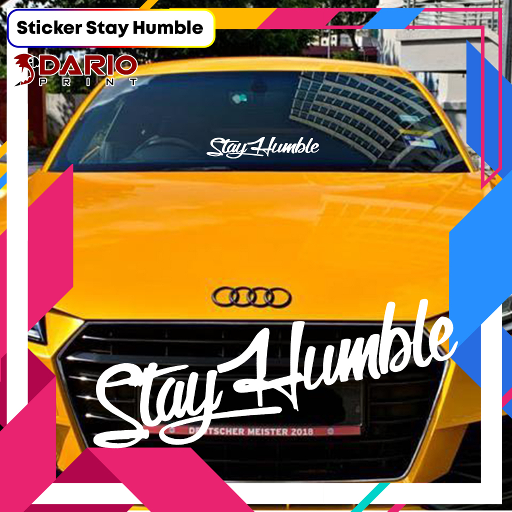 สติ๊กเกอร์เคอร์ต้า Stay Humble