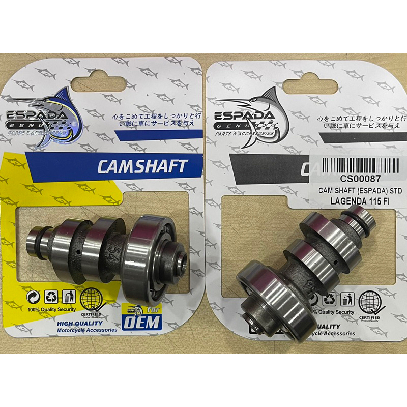 ESPADA YAMAHA LAGENDA 115 FI SRL115 FI CAMSHAFT CAM SHAFT ASSY - STANDARD SPEC.