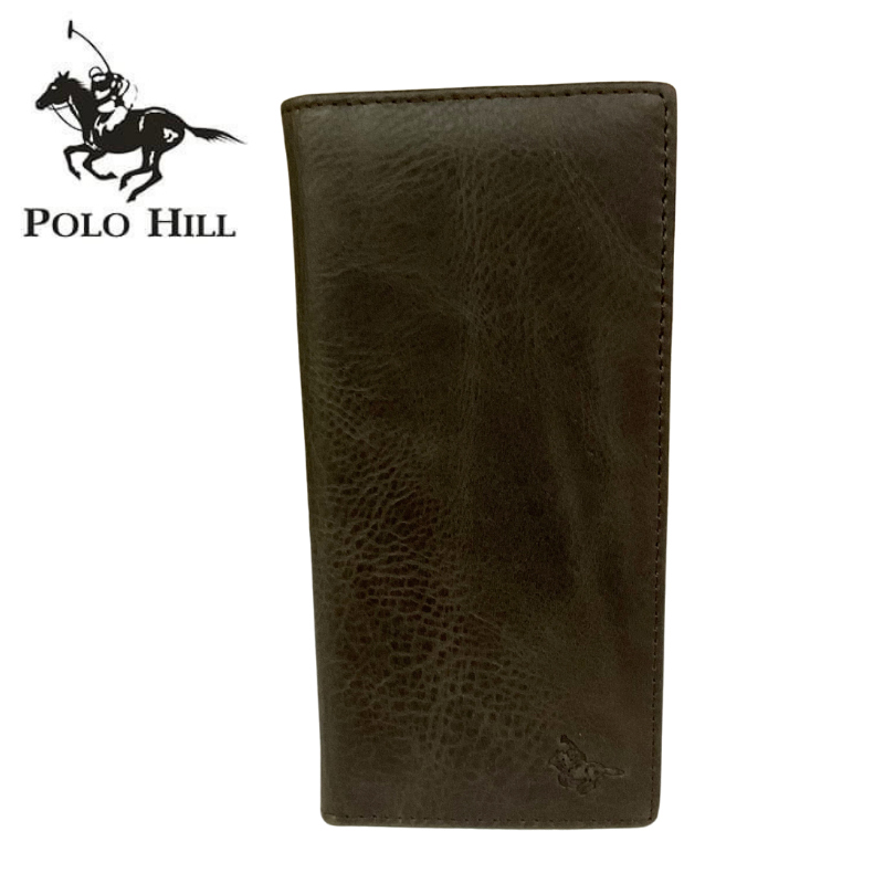 Poll Hill Leather Bifold Long Wallet C-PHW-6077-C2