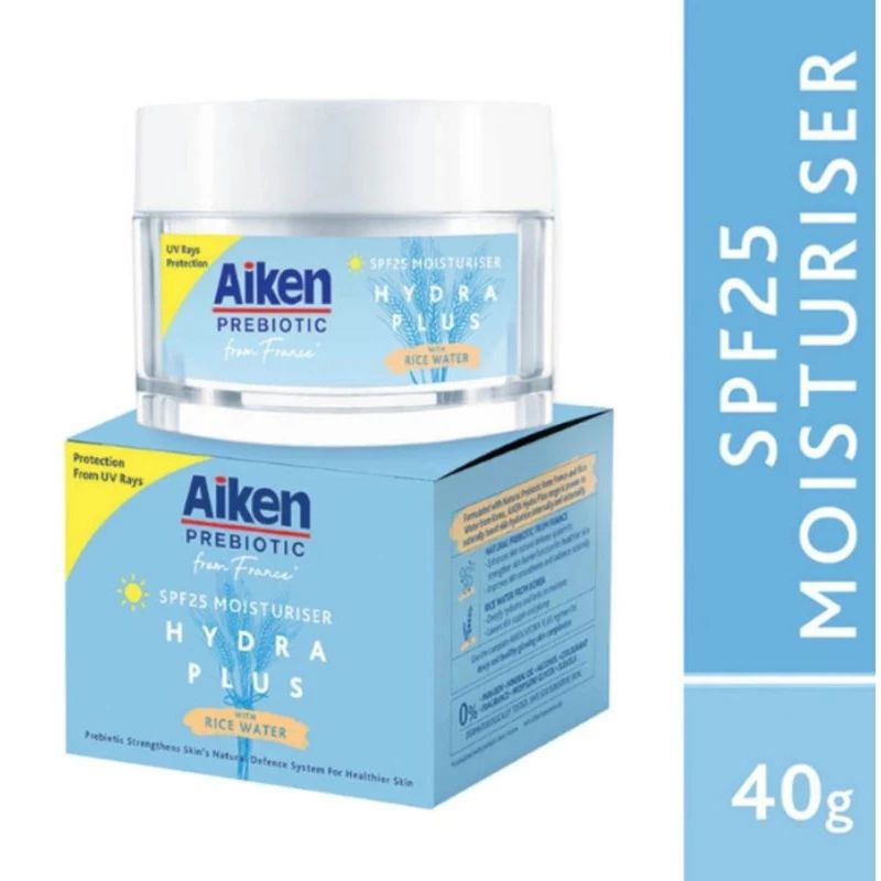 Aiken Prebiotic Hydra Plus spf25 ครีมบํารุงผิวหน้า 40 กรัม