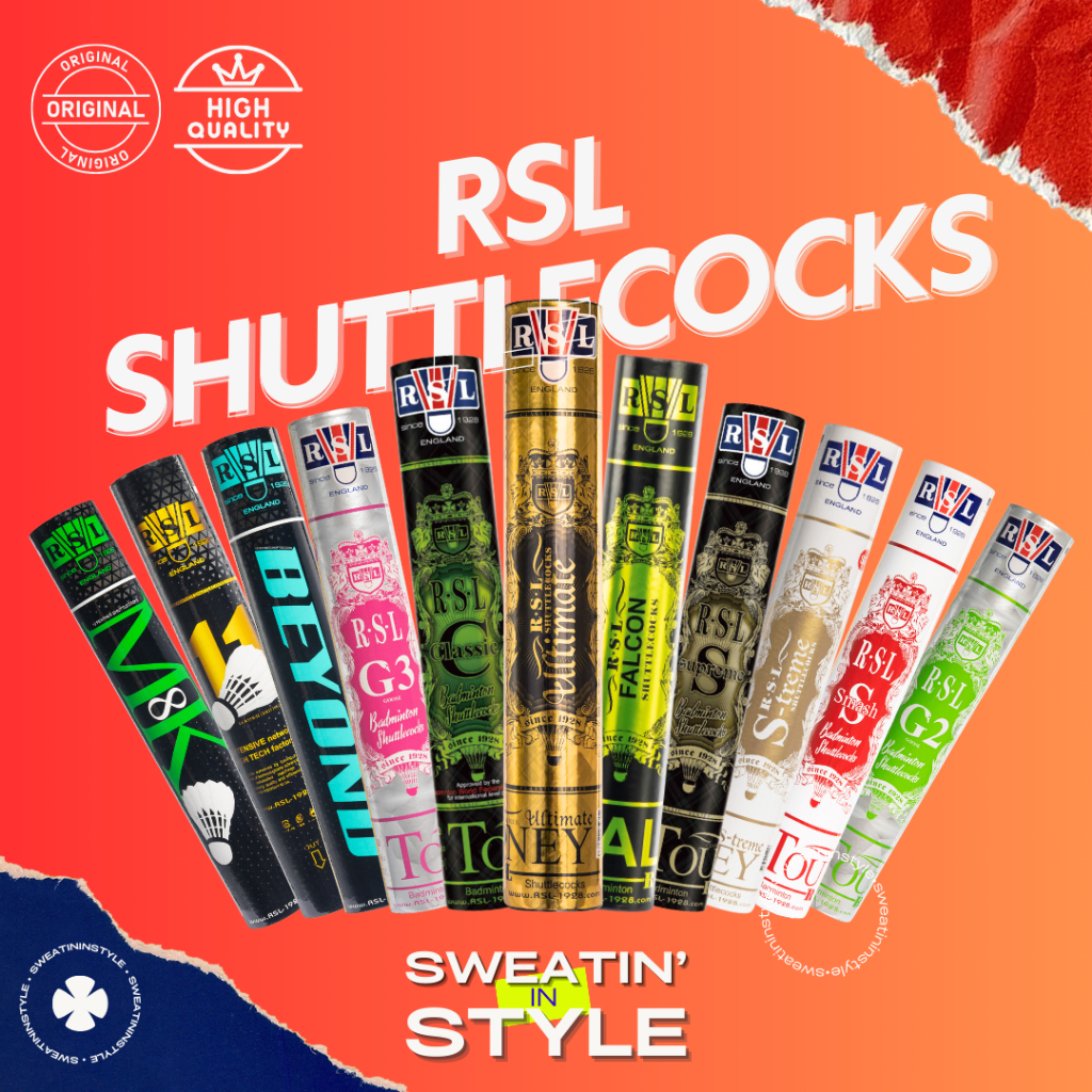 RSL Badminton Speed 77 ลูกขนไก่ Ultimate/ Supreme/ Classic/ Falcon/ Streme/ Smash/ MK8/ 11