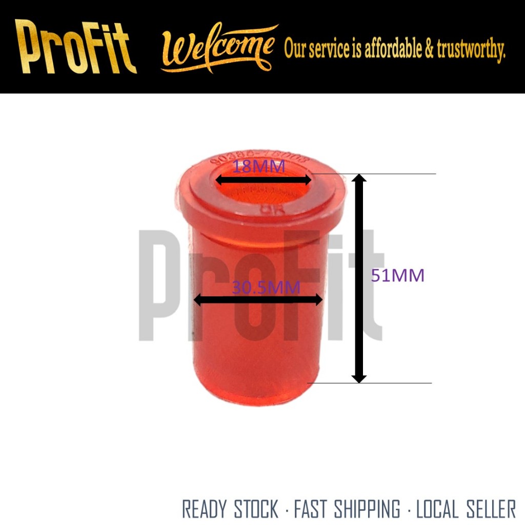 TOYOTA HIACE LH113 RZH112 LH112 - 90385-18008 SILICONE REAR SPRING BUSH