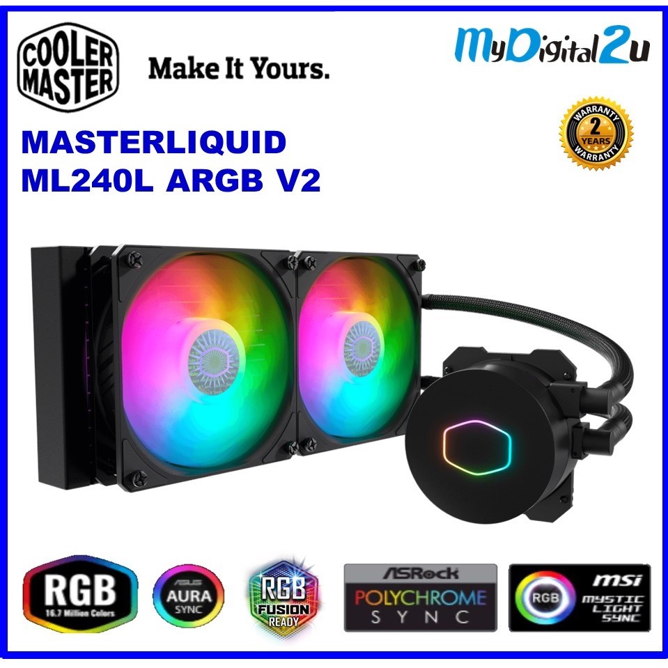 Cooler Master MasterLiquid ML240 / ML360 Illusion CPU Liquid Cooler