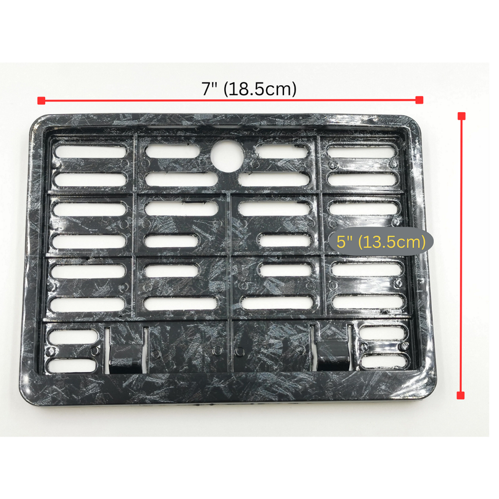 FORGE CARBON Carbon Fibre Motor Frame cover 5 X 7"